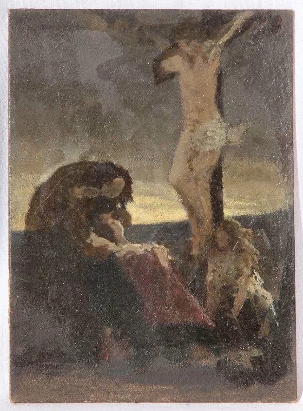 Cristo morto in croce - bozzetto